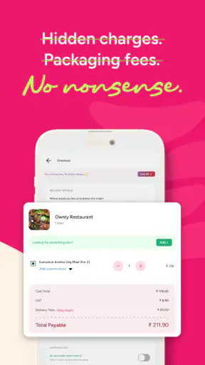 Ownly By Rapido: Food Delivery screenshot