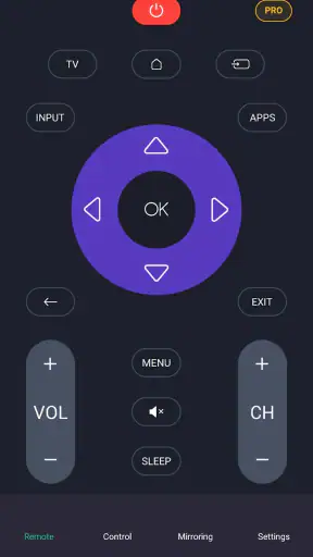 Panasonic Smart TV Remote screenshot