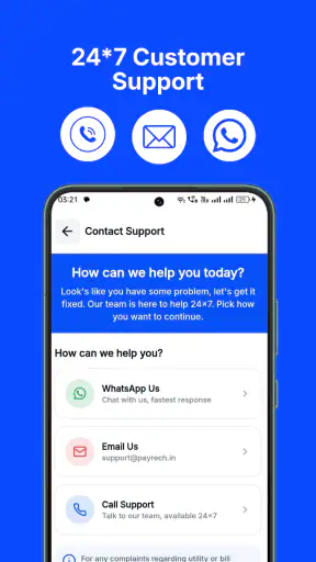 Payrech Recharge App screenshot