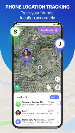 Phone Tracker & GPS Location screenshot