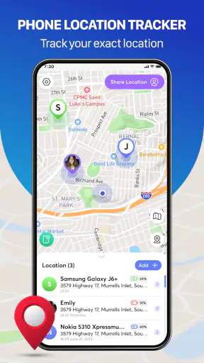 Phone Tracker & GPS Location screenshot