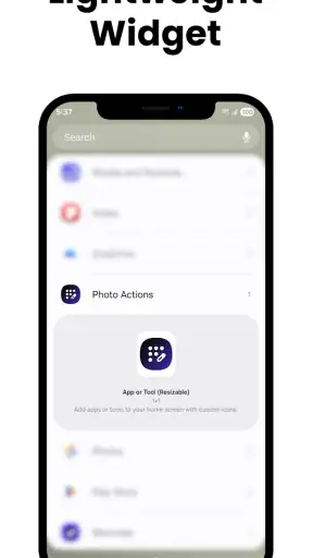 Photo Actions: Change App Icon screenshot