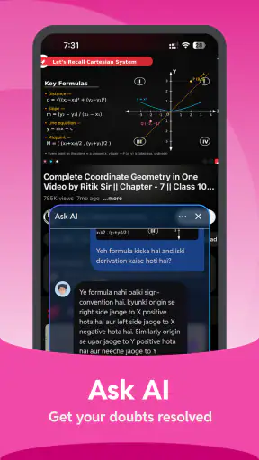 Pi Lens-Notes, PYQs on YouTube screenshot