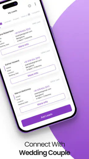 Plan a wedding - Business screenshot