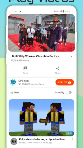 Play Tube - Block Ads on Video screenshot