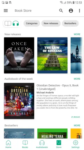PocketBook reader - any books screenshot