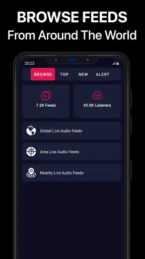 Police Scanner Pro - App screenshot