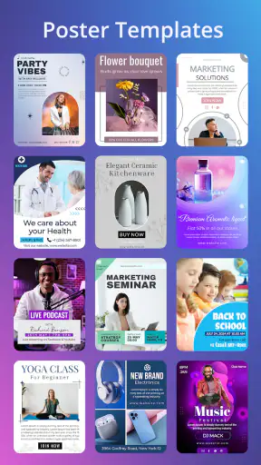 Poster maker AI : Banner maker screenshot