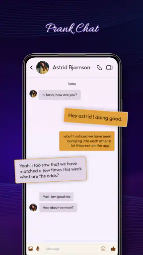 Prank Chat & Fake Video Call screenshot