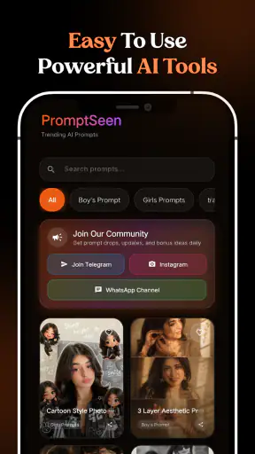 Prompt Seen: AI Photo Prompts screenshot