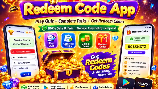 QuizArena: Redeem Code App screenshot