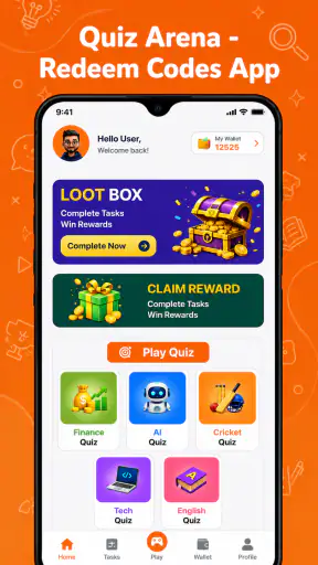 QuizArena: Redeem Code App screenshot