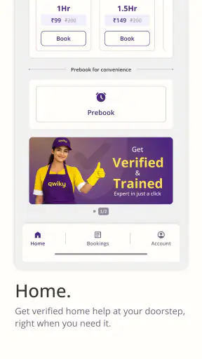 Qwiky: House Help in Minutes screenshot