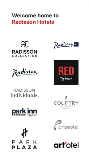 Radisson Hotels, होटल बुकिंग screenshot