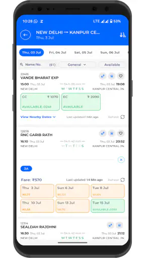 RailOne screenshot