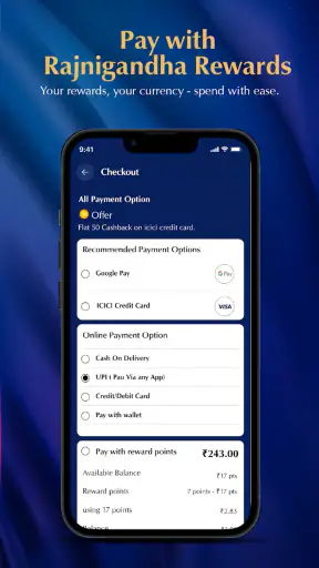 Rajnigandha Shopping App screenshot