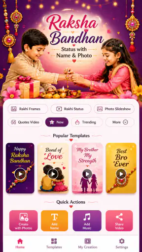 Raksha Bandhan Video Status screenshot