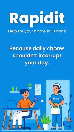 Rapidit: House Help in 10 Mins screenshot