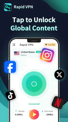 RapidVPN सेफ सुरक्षित प्रॉक्सी screenshot