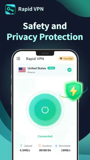 RapidVPN सेफ सुरक्षित प्रॉक्सी screenshot