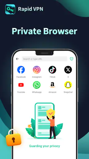 RapidVPN सेफ सुरक्षित प्रॉक्सी screenshot