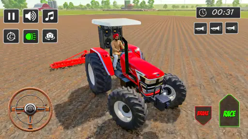 Real Farm Tractor Driving Game screenshot