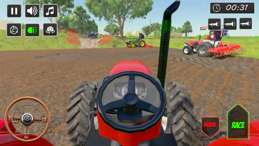 Real Farm Tractor Driving Game screenshot