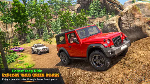 Real Jeep Driving Offroad Game screenshot