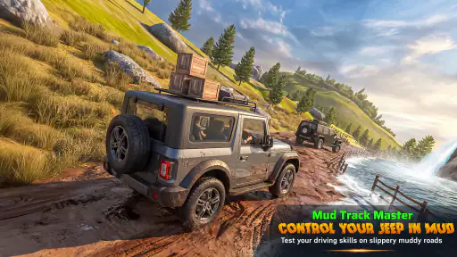 Real Jeep Driving Offroad Game screenshot