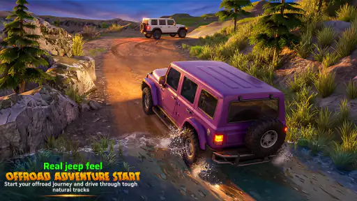 Real Jeep Driving Offroad Game screenshot