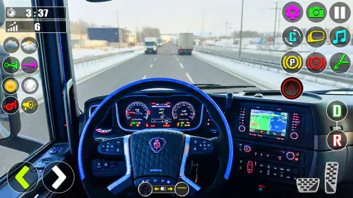 Real Truck Driving Truck Games screenshot