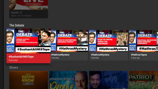 Republic TV - Live Breaking Ne screenshot