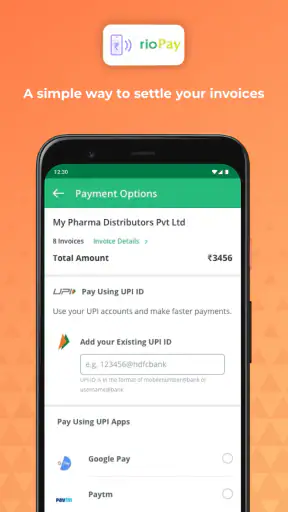 Retailio Retailer B2B Platform screenshot