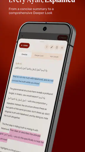 Revealed: a Quran Study App screenshot