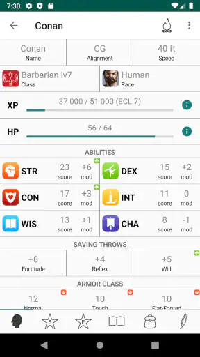 RPG Scribe Pathfinder & 3.5e screenshot