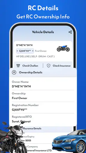 RTO Guru - Vehicle Info App screenshot