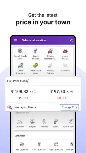RTO Vehicle Info App, Challan screenshot