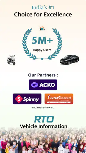 RTO Vehicle Information App screenshot