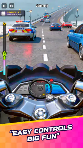 Rush Bike 3D: बाइक रेसिंग गेम screenshot