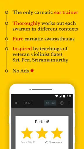 Sadhakam: Swara Gnanam Trainer screenshot