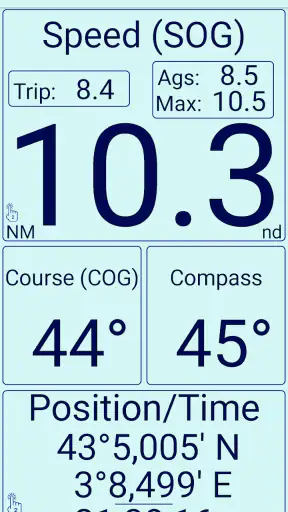 SailFreeGPS screenshot