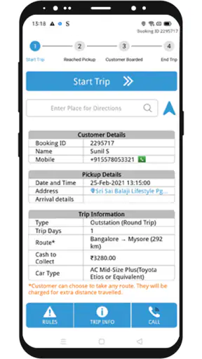 Savaari Driver Partner App screenshot