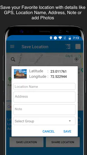 Save Location GPS screenshot