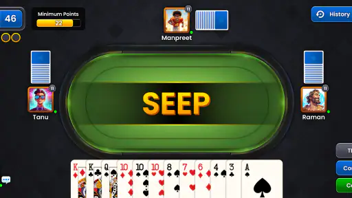 Seep King: Sweep Card Game screenshot