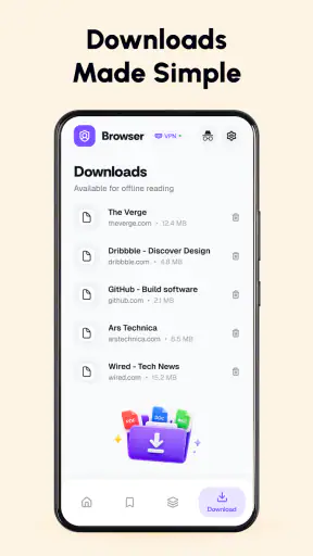 Shadow Browser: Private Search screenshot