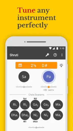 Shruti Carnatic Tuner screenshot