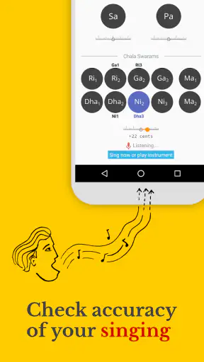 Shruti Carnatic Tuner screenshot