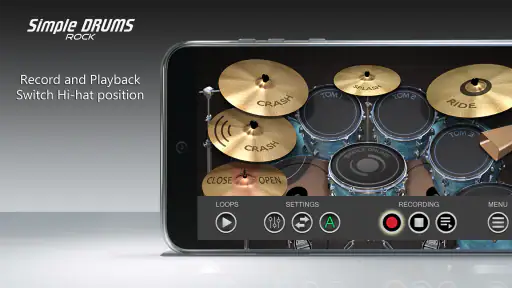 Simple Drums Rock - ढोल समूह screenshot