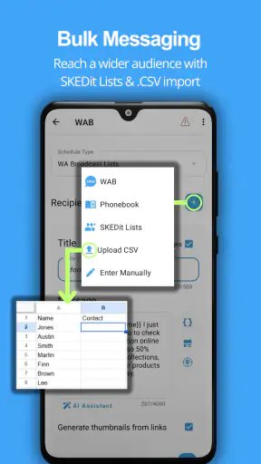 SKEDit: Scheduler & Auto Reply screenshot