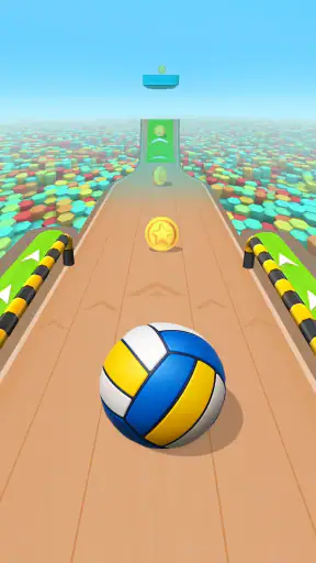 Sky Parkour Run: Ball Game screenshot
